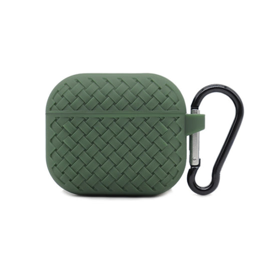 Airpods 3 Case — Fabric Pattern — Green