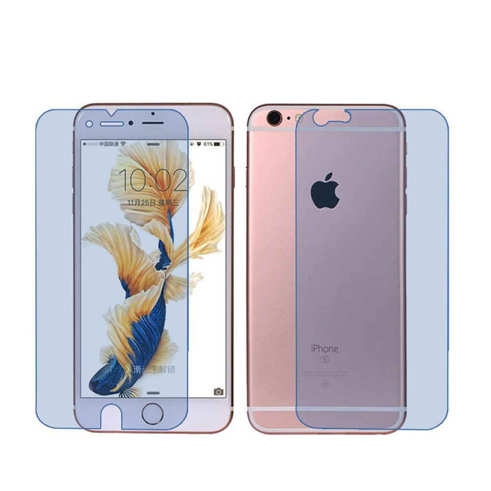 Захисна плівка TPU Nano Anti-Shock 2 in 1 — iPhone 6S — Clear