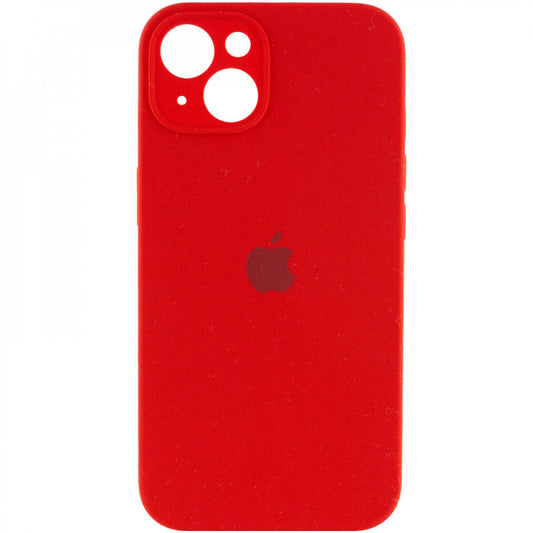 Original Silicone Case with protective camera — iPhone 13  — Red (14)