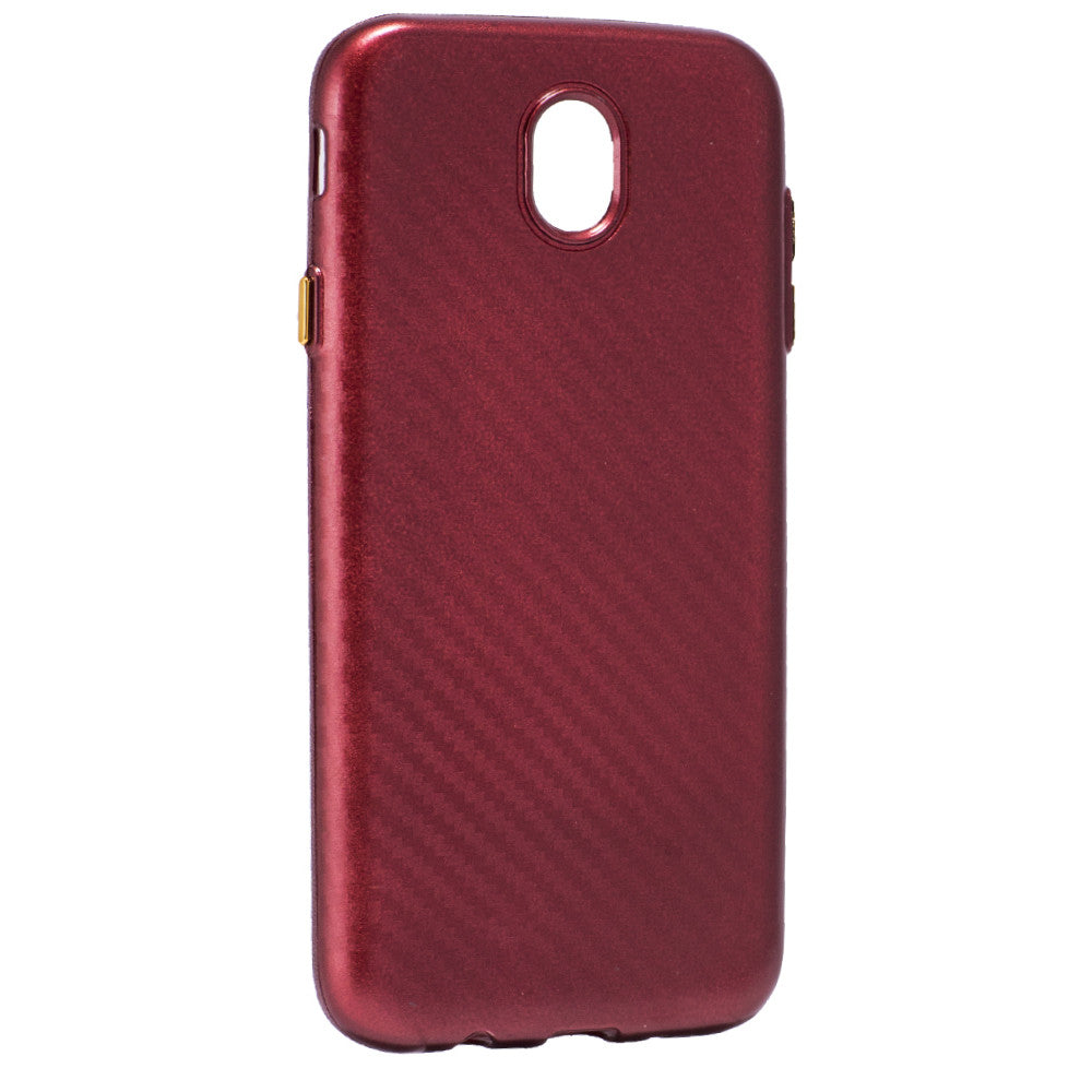 Carbon Case TPU — Xiaomi Redmi 5 Plus — Red