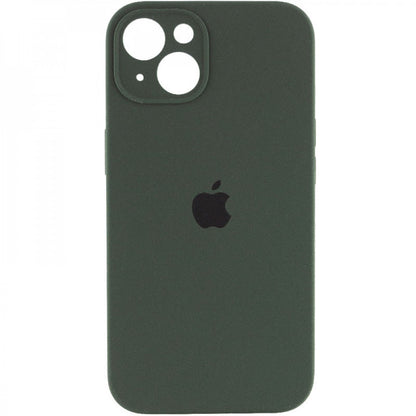 Original Silicone Case with protective camera — iPhone 14  — Dark Green (48)