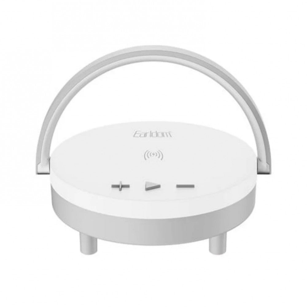 Wireless Charger 15W — Earldom ET-WC28 LED Bluetooth Speaker White