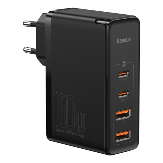 Home Charger | 100W | GaN2 | 2U | 2C — Baseus (CCGAN2P-L) Pro Quick Charger — CCGAN2P-L01 Black