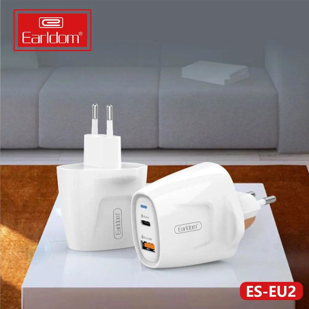 Home Charger | 20W | 1U | PD — Earldom ES-EU2