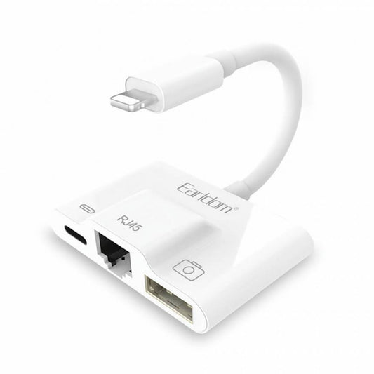 Adapter Lightning To RJ45 ; USB3.0 & Lightning — Earldom ET-OT53