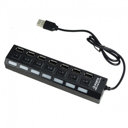 USB HUB — Power Button ; USB 2.0 To 7 USB