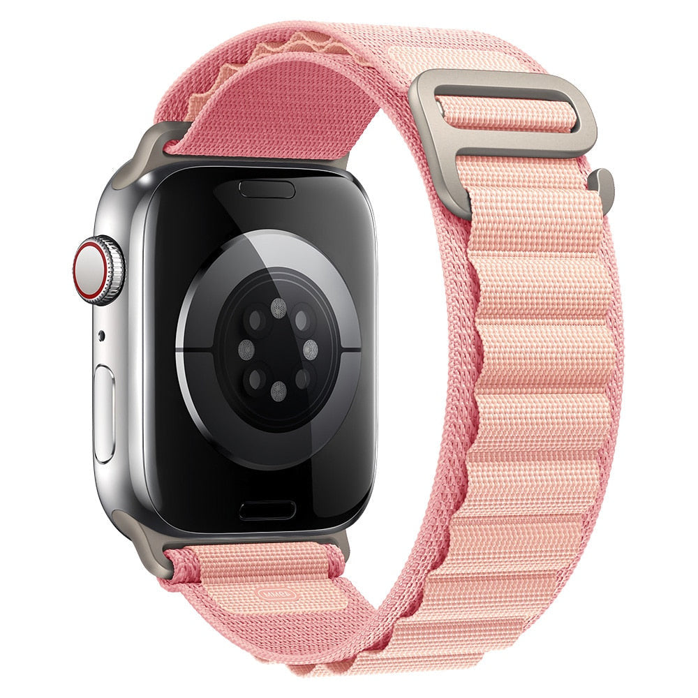 Ремінець Alpine Loop Design — Apple Watch 38 mm | 40 mm | 41 mm — Pink