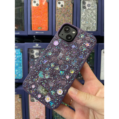 Чехол Bling World Swarovski (TPU) для iPhone 15 Pro — Light Purple