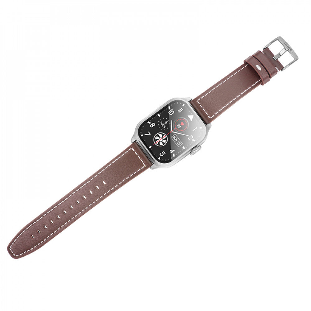 Smart Sports Watch (Call Version) — Hoco Y17 — Silver