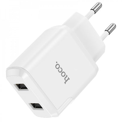 Home Charger | 2.1A | 2U — Hoco N7 — Black