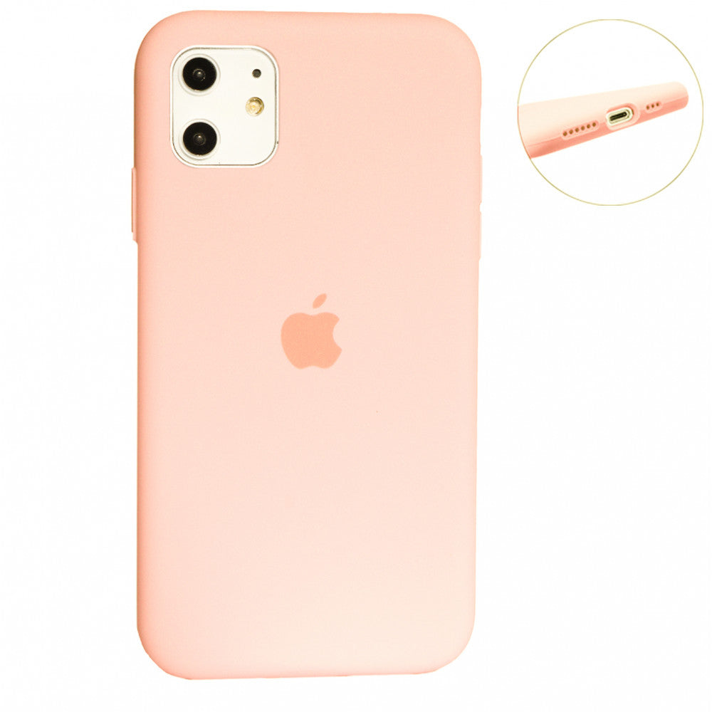 Original Silicone Case Full Size — iPhone 11 — Neon Piink