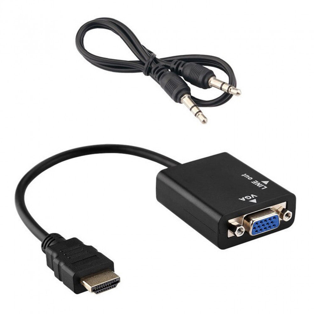 Переходник HDMI - VGA Black