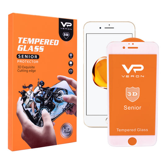 Захисне скло Veron 3D Curved Senior — iPhone 6 ; 6S White