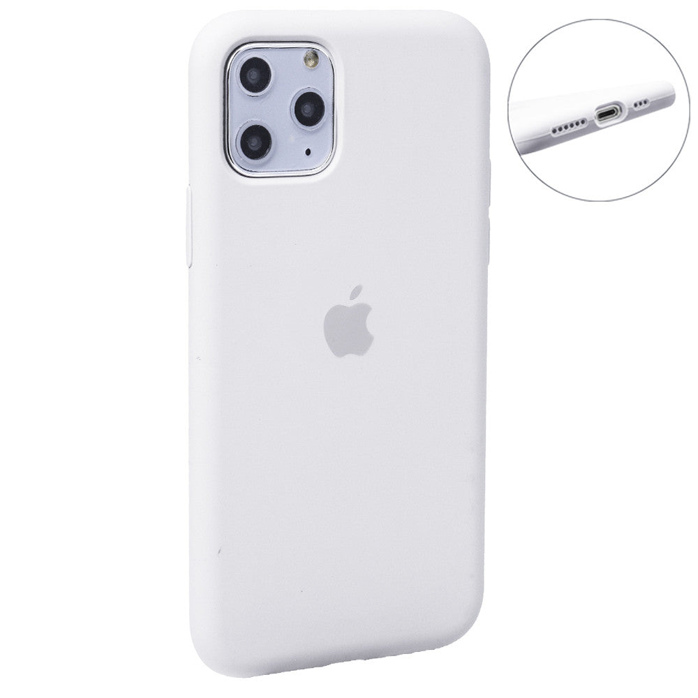 Original Silicone Case Full Size — iPhone 12 Pro Max 6.7"  — White (9)