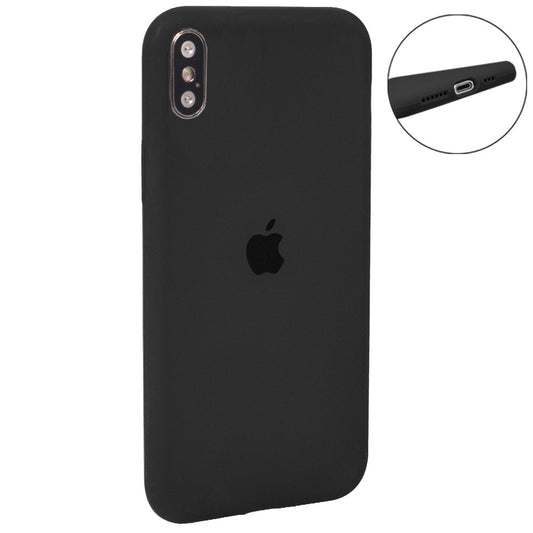 Original Silicone Case Full Size — iPhone X ; XS — Charcoal Gray (15)