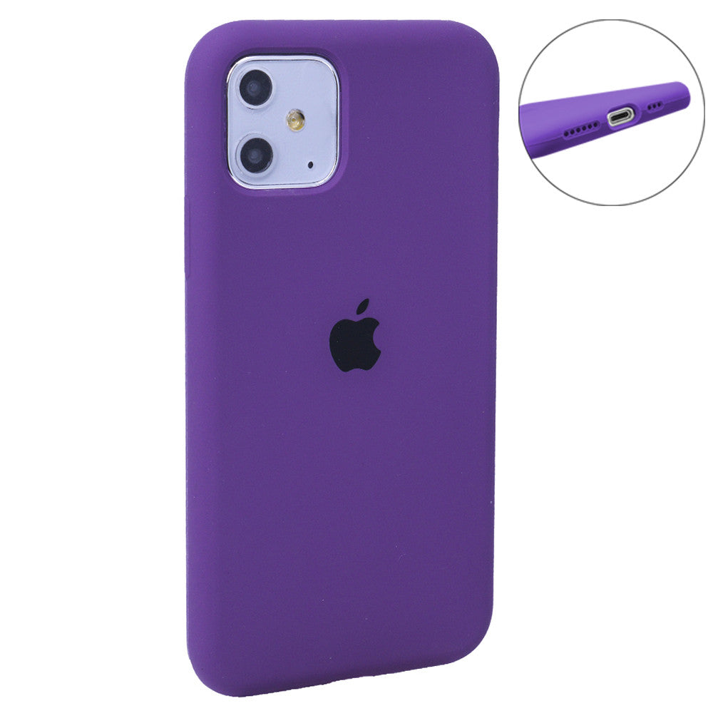 Original Silicone Case Full Size — iPhone 11 — Neon Piink