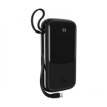 Power Bank 20000 mAh | 15W | Digital Display — Baseus (PPQD-G) — PPQD-G01 Black