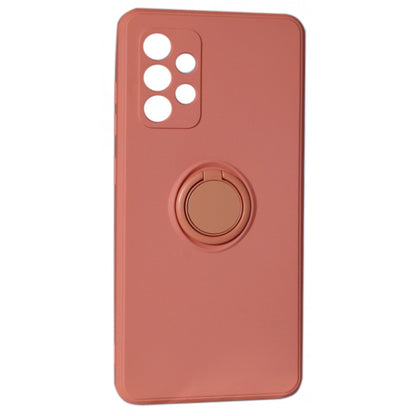 Ring Silicone Case — Samsung A72 (A725F)  — Peach