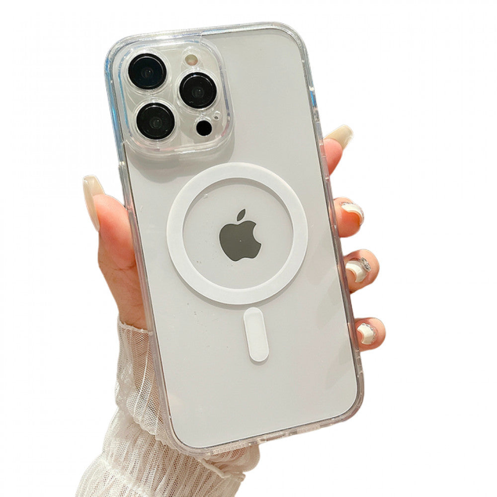 Clear Magnetic TPU+PC Case — iPhone 11 — Transparent