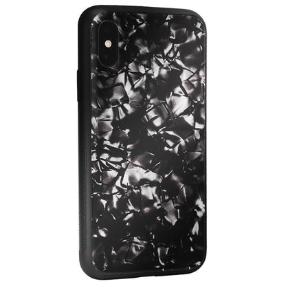 Glass with print TPU Case — Samsung A20 2019 — Black Mramor