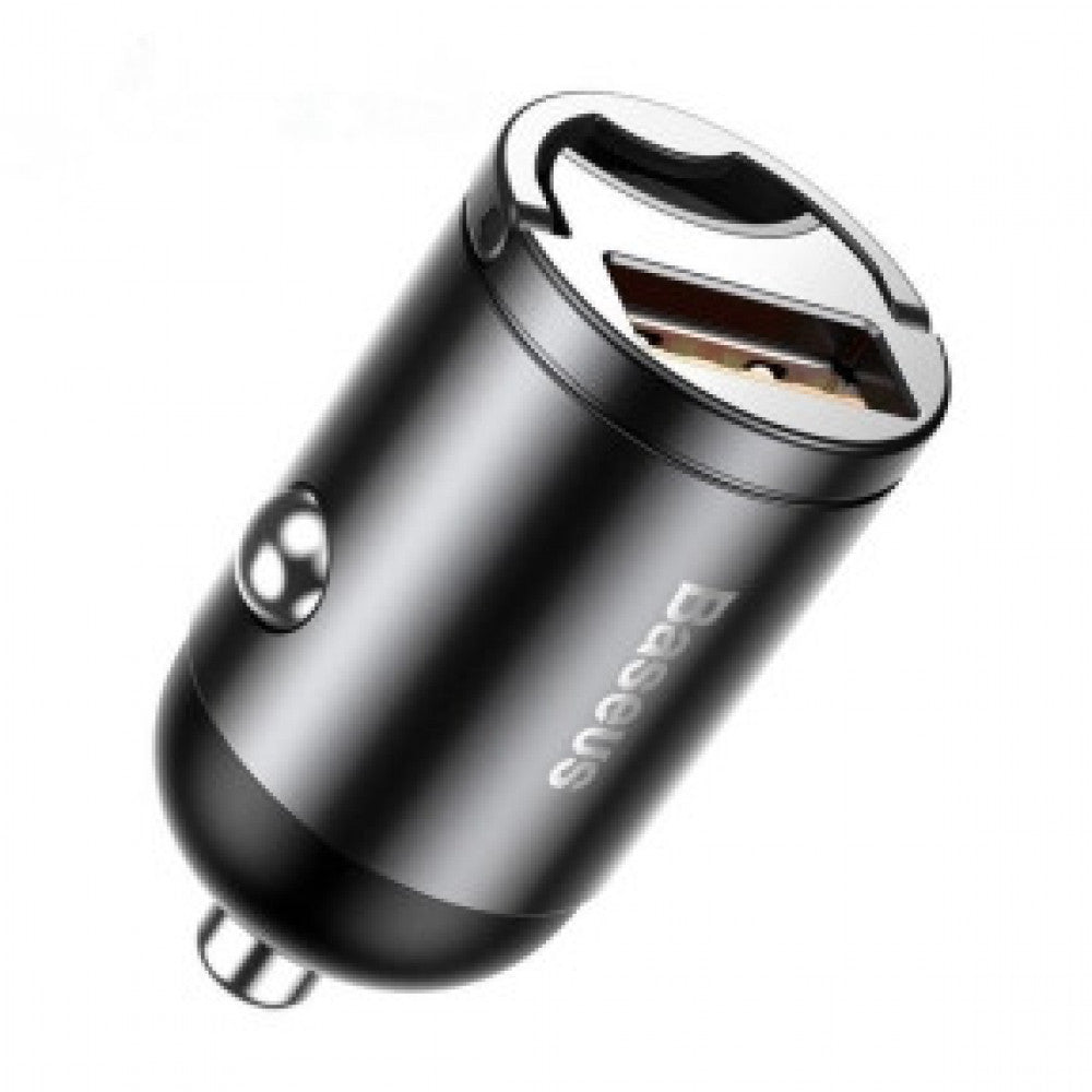 Car Charger | 30W | 1U — Baseus (VCHX-A0G) Tiny Star Mini Quick Charge USB Port Gray — VCHX-A0G Gray