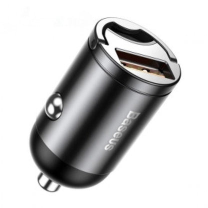 Car Charger | 30W | 1U — Baseus (VCHX-A0G) Tiny Star Mini Quick Charge USB Port Gray — VCHX-A0G Gray