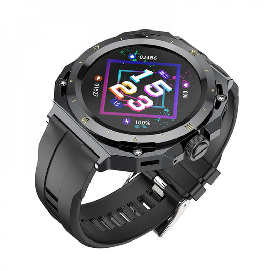 Smart Sports Watch (Call Version) — Hoco Y14 — Black