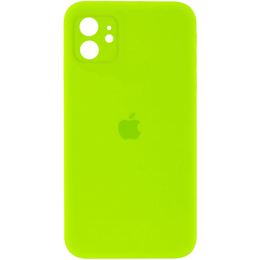 Original Silicone Case with protective camera — iPhone 11  — Neon Green (60)