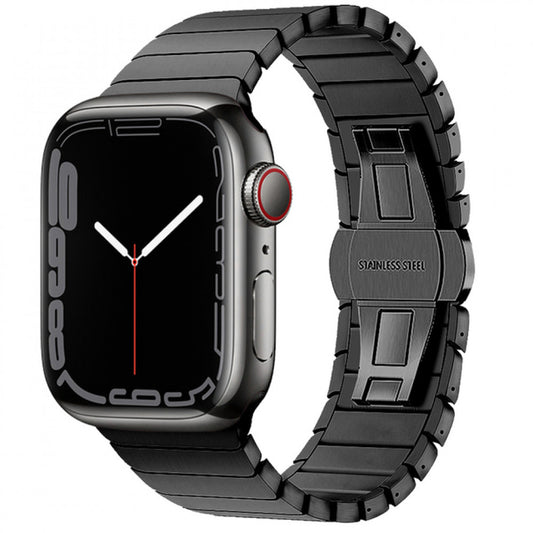 Ремінець Butterfly Steel — Apple Watch 42 mm | 44 mm | 45 mm | 49 mm Black