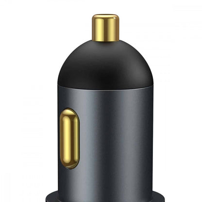 Car Charger | 120W | 1U | 1C — Baseus (CCBT-C0G) Share Together Fast Charge with Cigarette Lighter Expansion Port Gray