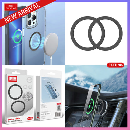 Набор пластин для магнитных холдеров 2шт ( круглый) Earldom ET-EH206