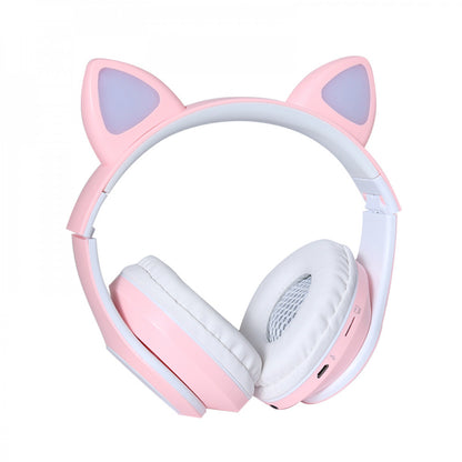 Навушники Bluetooth — TUCCI CT930 LED — Pink