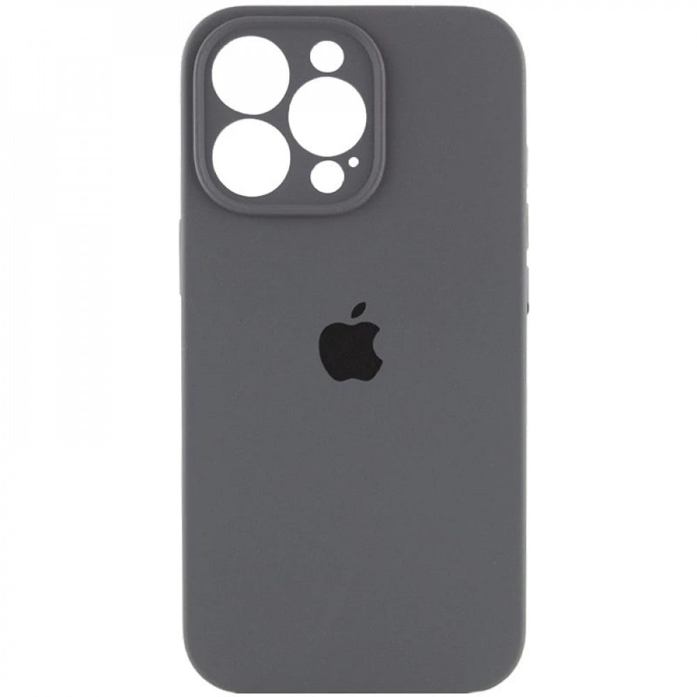 Original Silicone Case with protective camera — iPhone 15 Plus — Charcoal Gray (15)