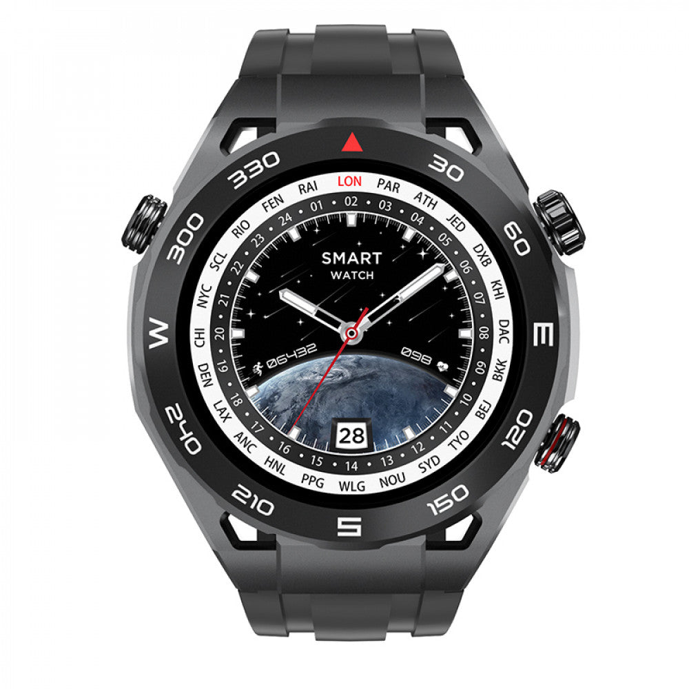 Smart Sports Watch (Call Version) — Hoco Y16 — Black