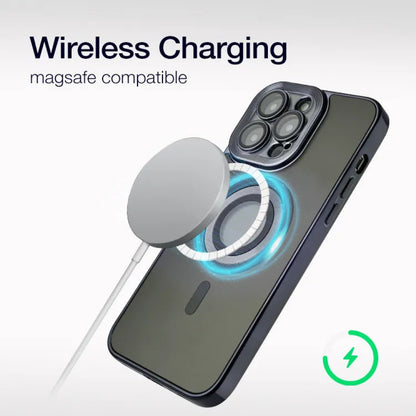 Electroplate Matte Case With Magsafe — iPhone 15 Pro — Gray