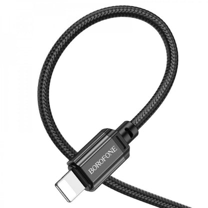 Кабель Lightning 2.4A (1m) — Borofone BX87 — Black