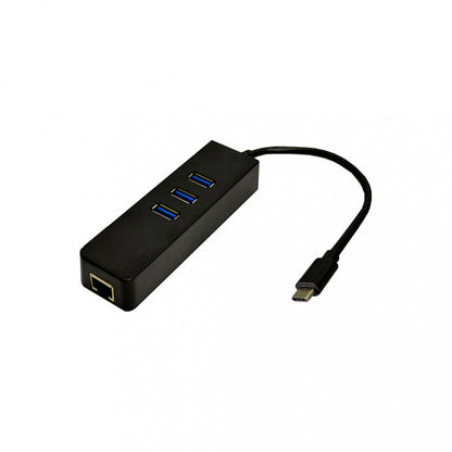 USB HUB : LAN & USB C To 3 USB