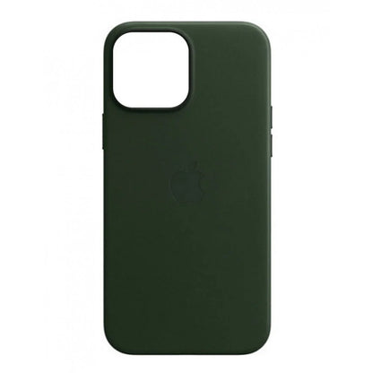 Leather Case with MagSafe — iPhone 13  — Sequoia Green