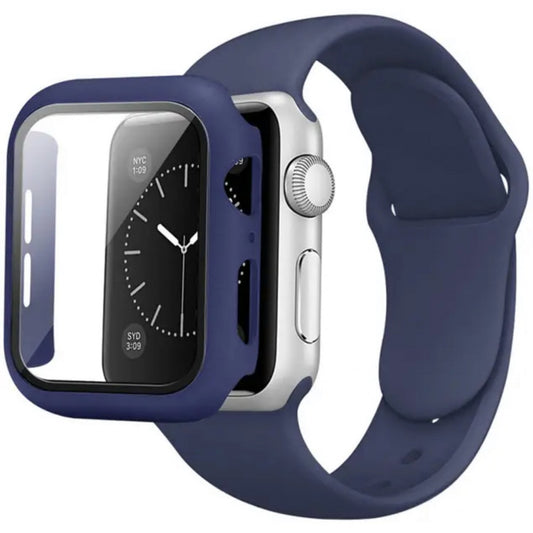 Ремінець Silicon & Glass — Apple Watch 41 mm — Midnight Blue