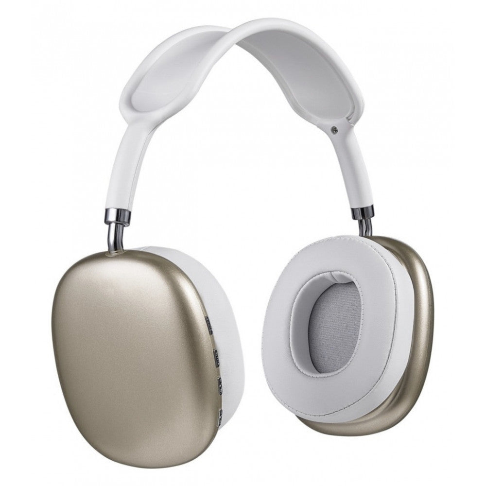 Навушники Bluetooth — Max — White-Gold