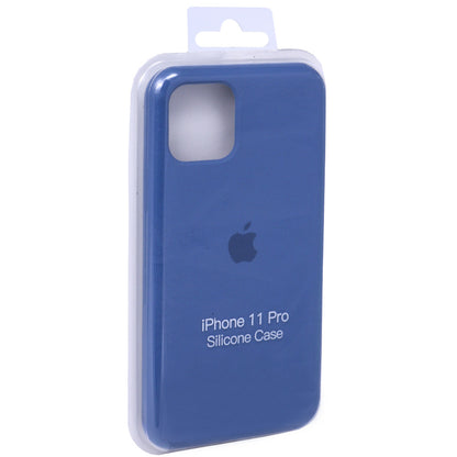 Original Silicone Case Full Size — iPhone X ; XS — Dark Blue (57)