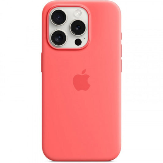 Silicone Case With Magsafe — iPhone 15 Plus — Guava