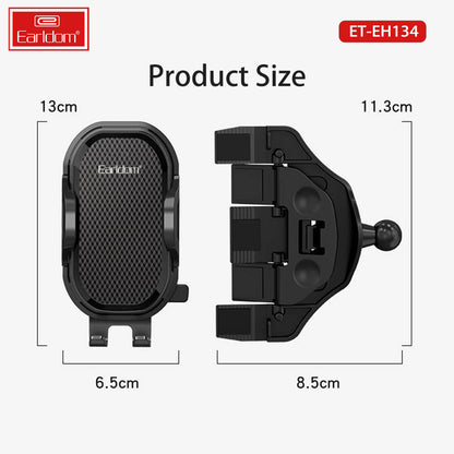 Автотримач розсувний на повітропровід — Earldom ET-EH134 2 in 1