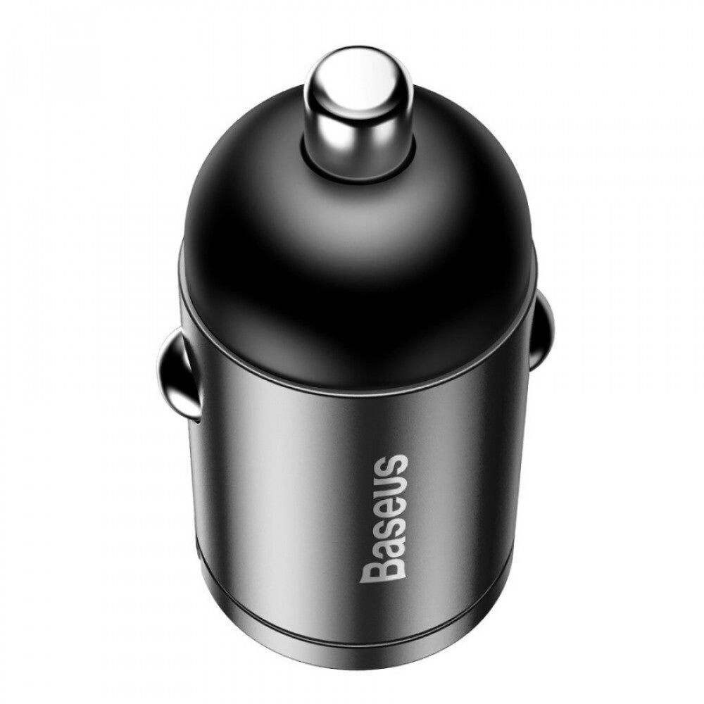 Car Charger | 30W | 1U — Baseus (VCHX-A0G) Tiny Star Mini Quick Charge USB Port Gray — VCHX-A0G Gray