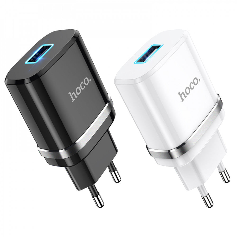 Home Charger | 2.4A | 1U — Hoco N1 — Black