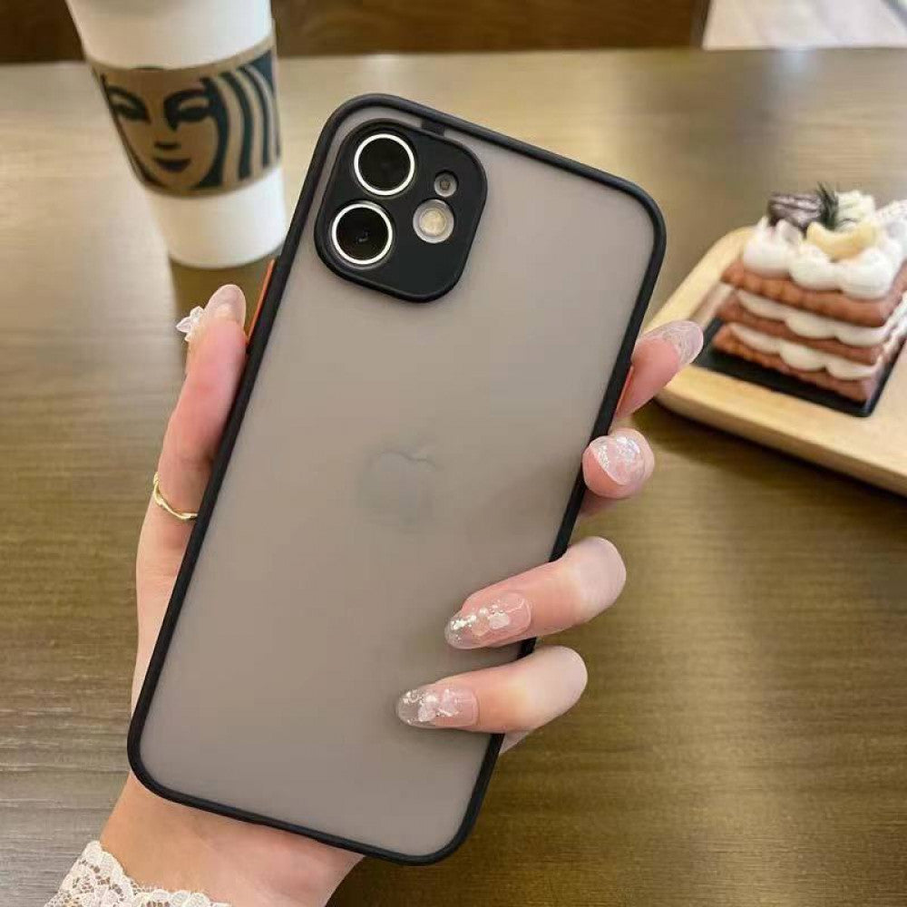 Matte TPU Plastic Case  —  iPhone 7 — Black