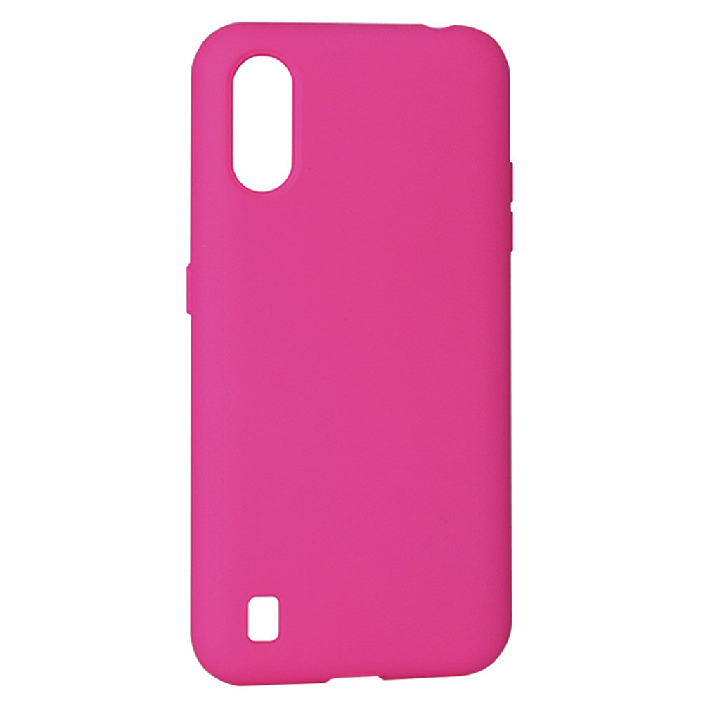 Original Silicone Case — Samsung A01 (A015F)   — Hot Pink (13)