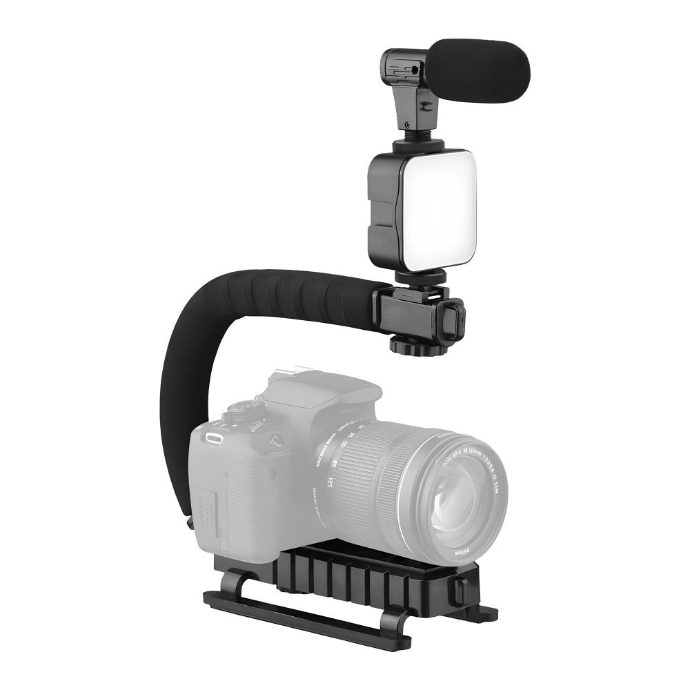 Gimbal Stabilizer | Multifunctional | Bluetooth | Microphone & LED Lamp | AY-49U