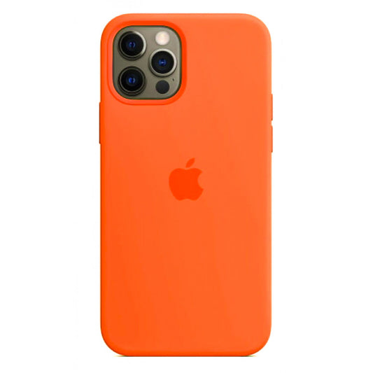 Original Silicone Case Full Size — iPhone 13 Pro Max 6.7"  — Orange (13)