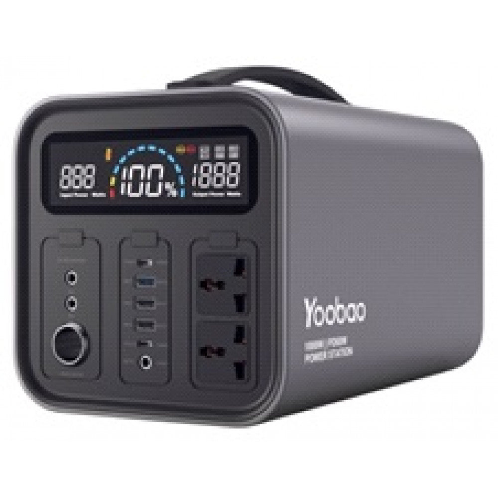 Yoobao EN1000S Power Station - 280800mAh AC220V Ouput/PD Quick charge/Big Capacity Power Bank/LED flashlight---Camping/Emergency Backup